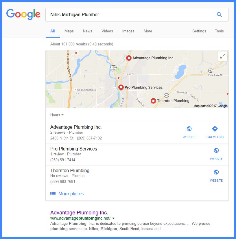 SEO for Plumbing Contractor